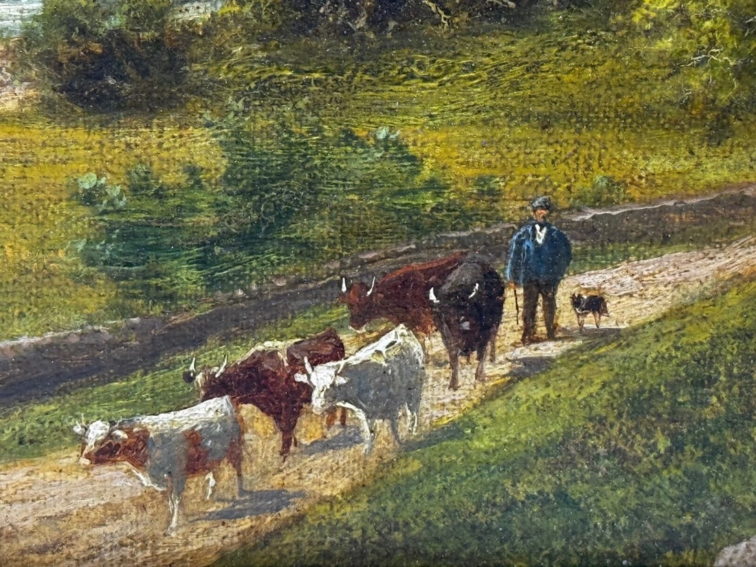 Oil Painting Afternoon Borrowdale Landscape Lake District Stephen Enoch Hogley - 9