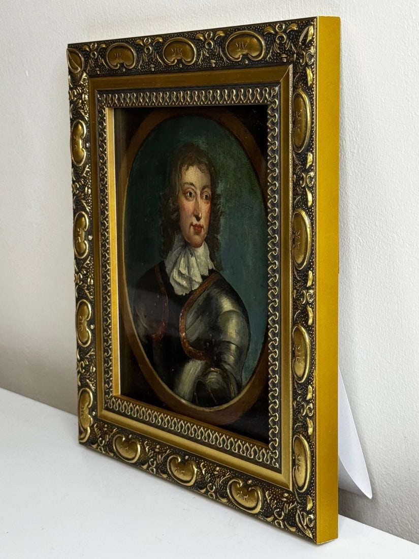 Portrait Oil Painting General John Lambert in Armour New Model Army Commander - 12