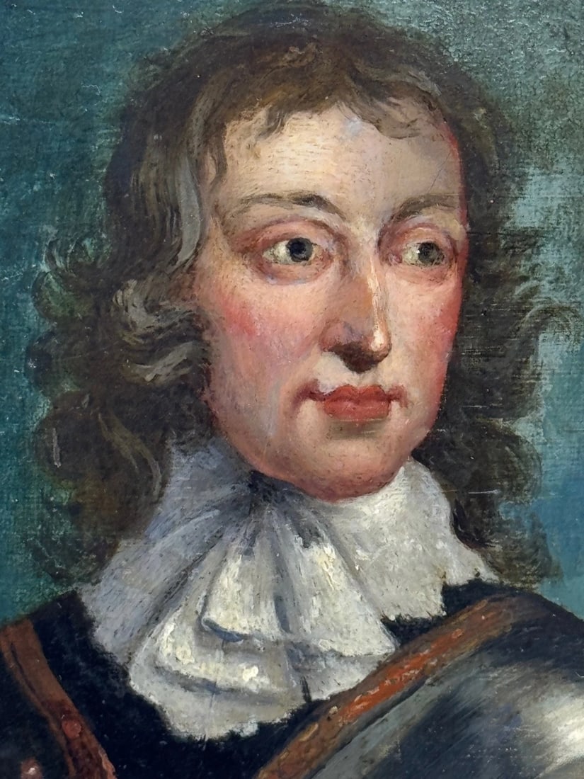 Portrait Oil Painting General John Lambert in Armour New Model Army Commander - 4