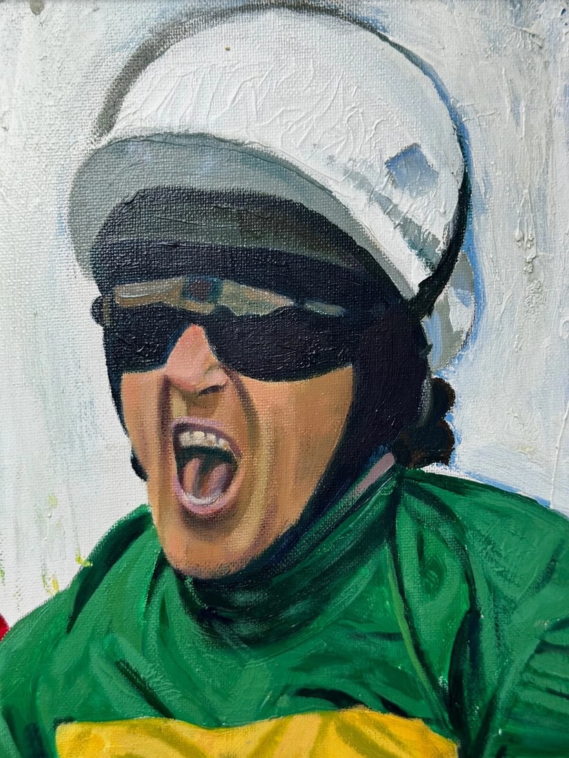Oil Painting Grand National Winner No 6 Don't Push It 2010 Jockey A P McCoy Up - 12