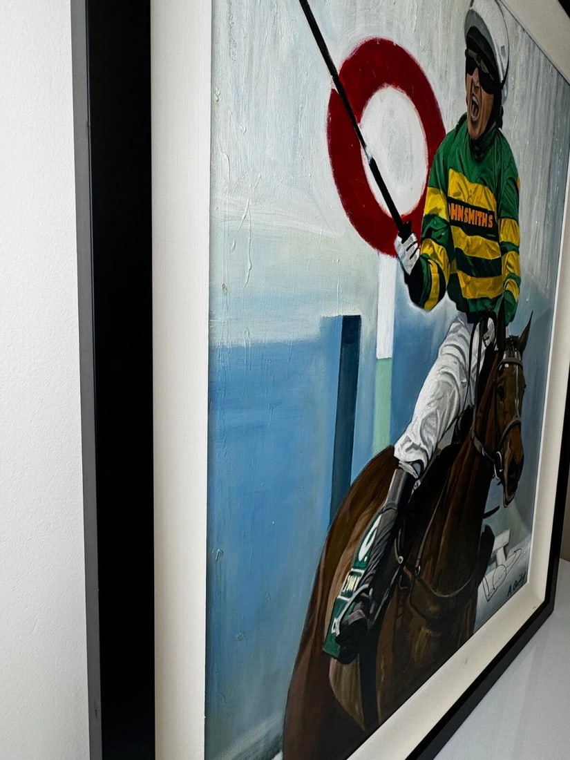 Oil Painting Grand National Winner No 6 Don't Push It 2010 Jockey A P McCoy Up - 15