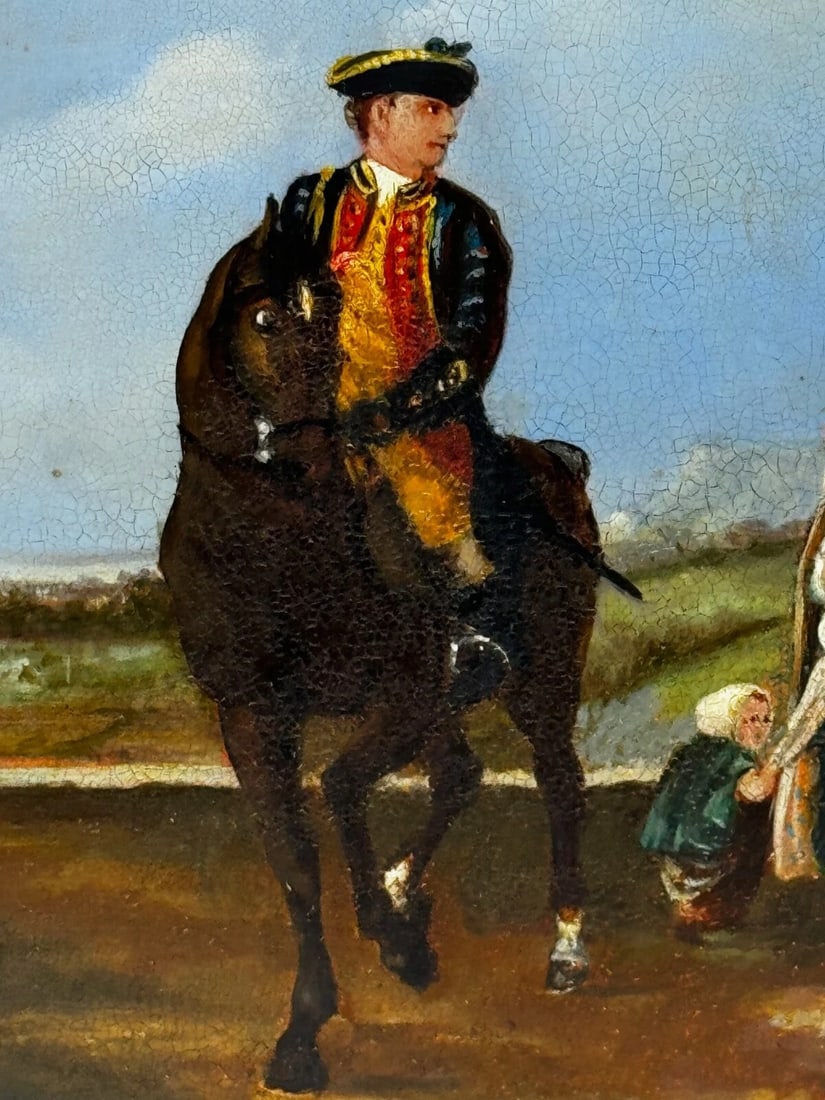 19th Century Oil Painting Lieutenant General John Manners Marquess of Granby - 15
