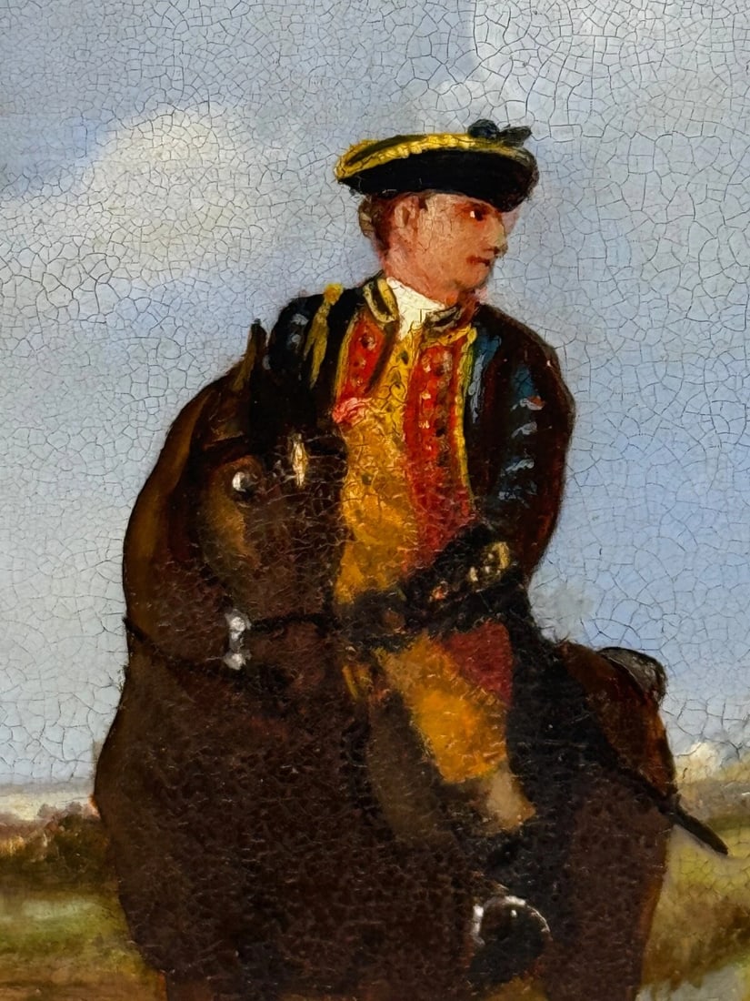 19th Century Oil Painting Lieutenant General John Manners Marquess of Granby - 17