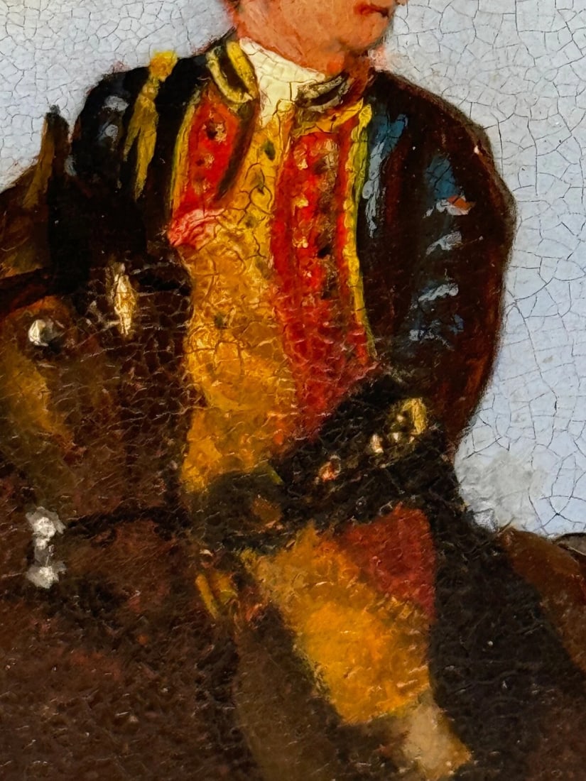 19th Century Oil Painting Lieutenant General John Manners Marquess of Granby - 18