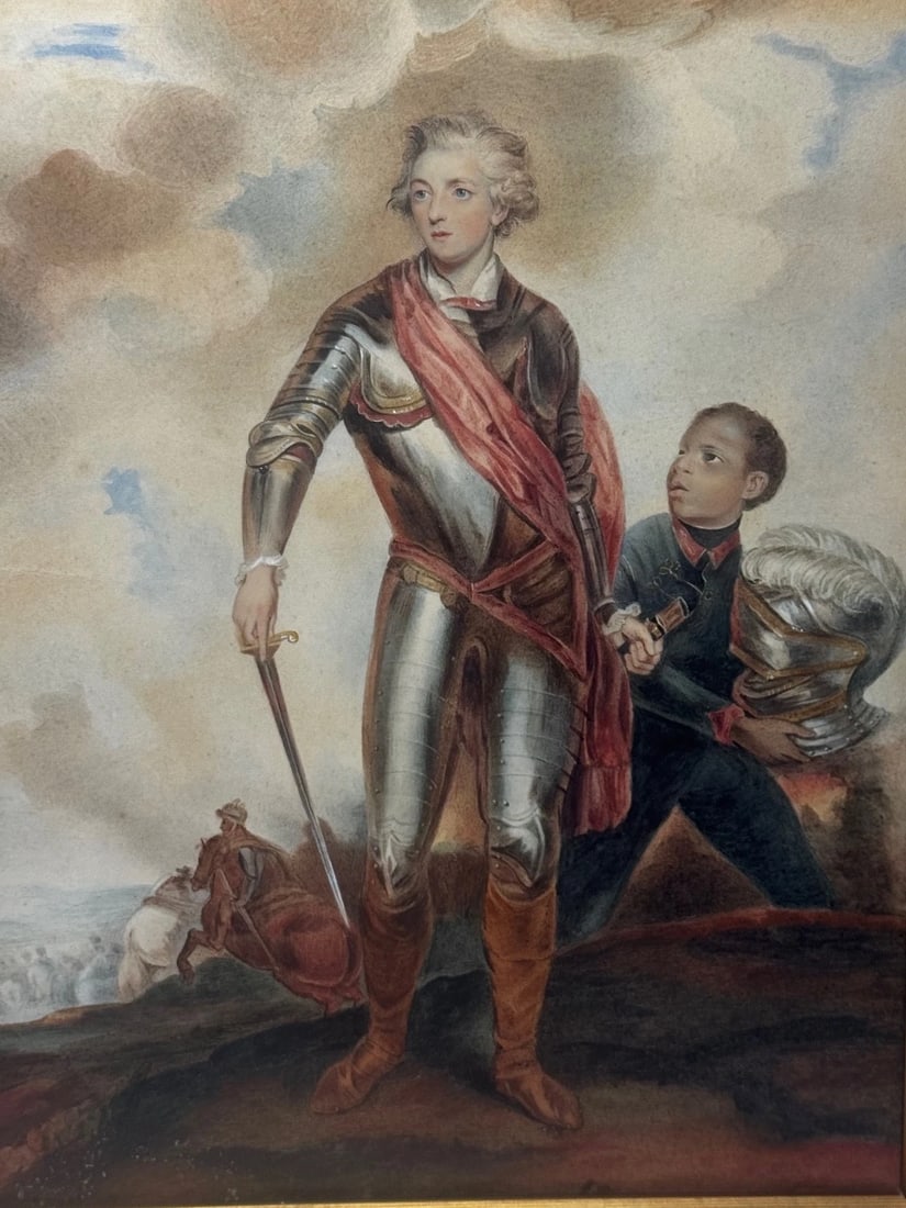 Charles Stanhope Third Earl of Harrington with Marcus Richard Fitzroy Thomas - 2
