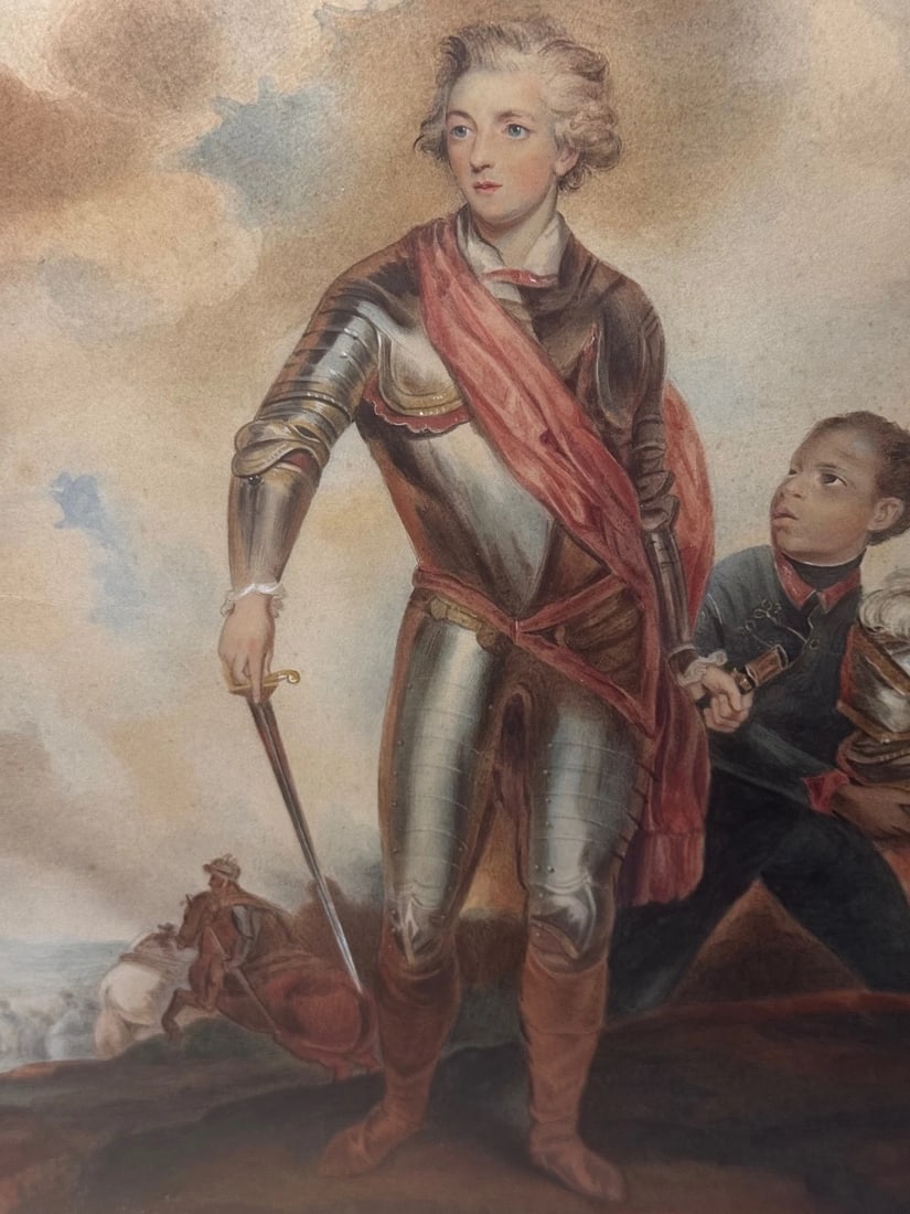 Charles Stanhope Third Earl of Harrington with Marcus Richard Fitzroy Thomas - 3