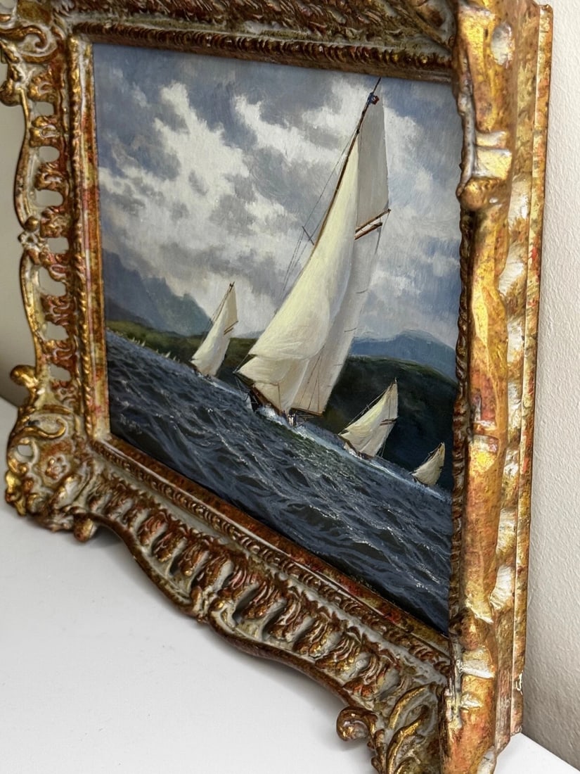 1894 Britannia & Vigilante With Valkyrie II & Satanita On Clyde Stephen J Renard - 11