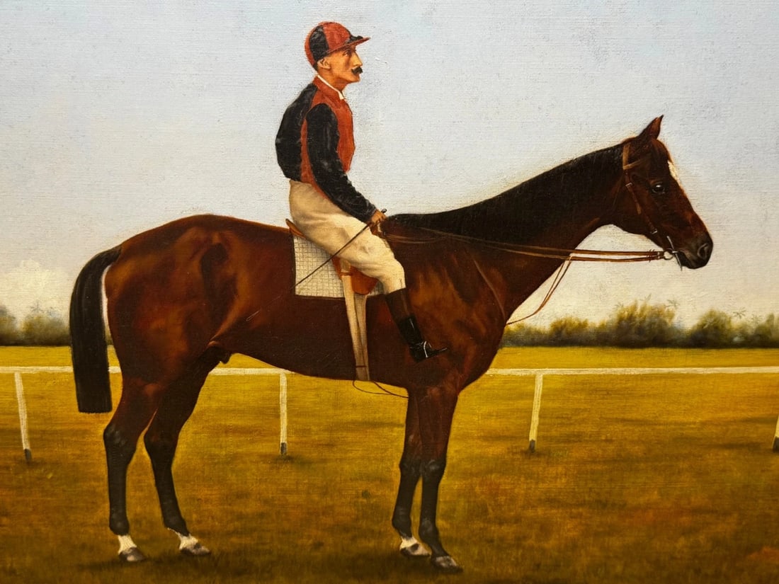 Master Walter Winner Governor’s Cup Colombo Races c1894 in the Manner Harry Hall - 3