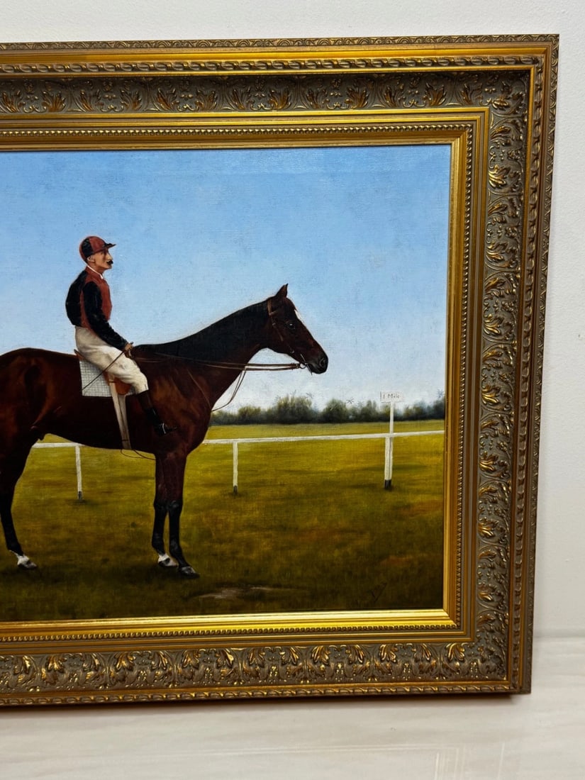 Master Walter Winner Governor’s Cup Colombo Races c1894 in the Manner Harry Hall - 4