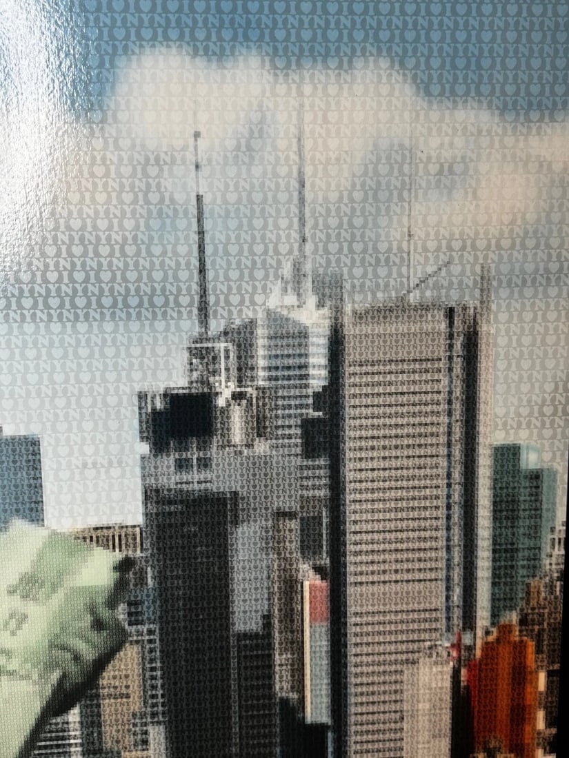 Huge Contemporary Nostalgic Painting New York Neoclassical Statue Liberty - 12
