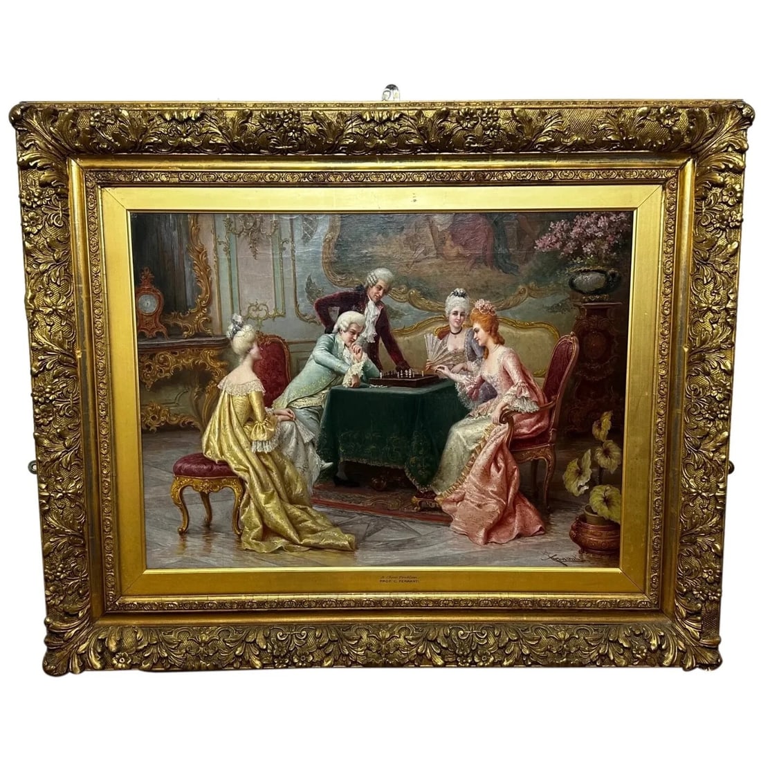 A Chess Problem in the Drawing Room Drama of a Courtly Move By Carlo Ferranti (1 of 20)