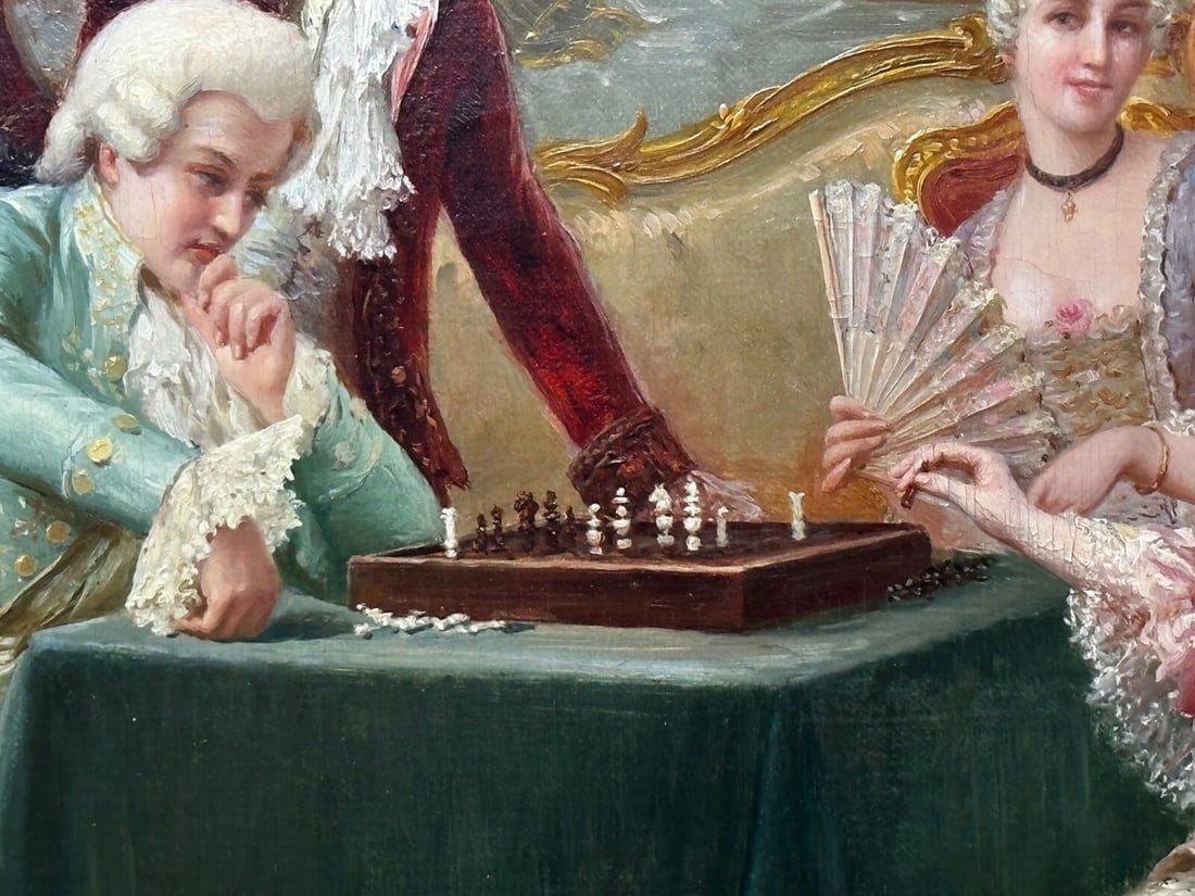 A Chess Problem in the Drawing Room Drama of a Courtly Move By Carlo Ferranti - 9
