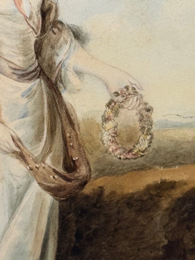 Painting Lady Jane Stanhope as Aurora In the Manner of Sir Joshua Reynolds C1785 - 11