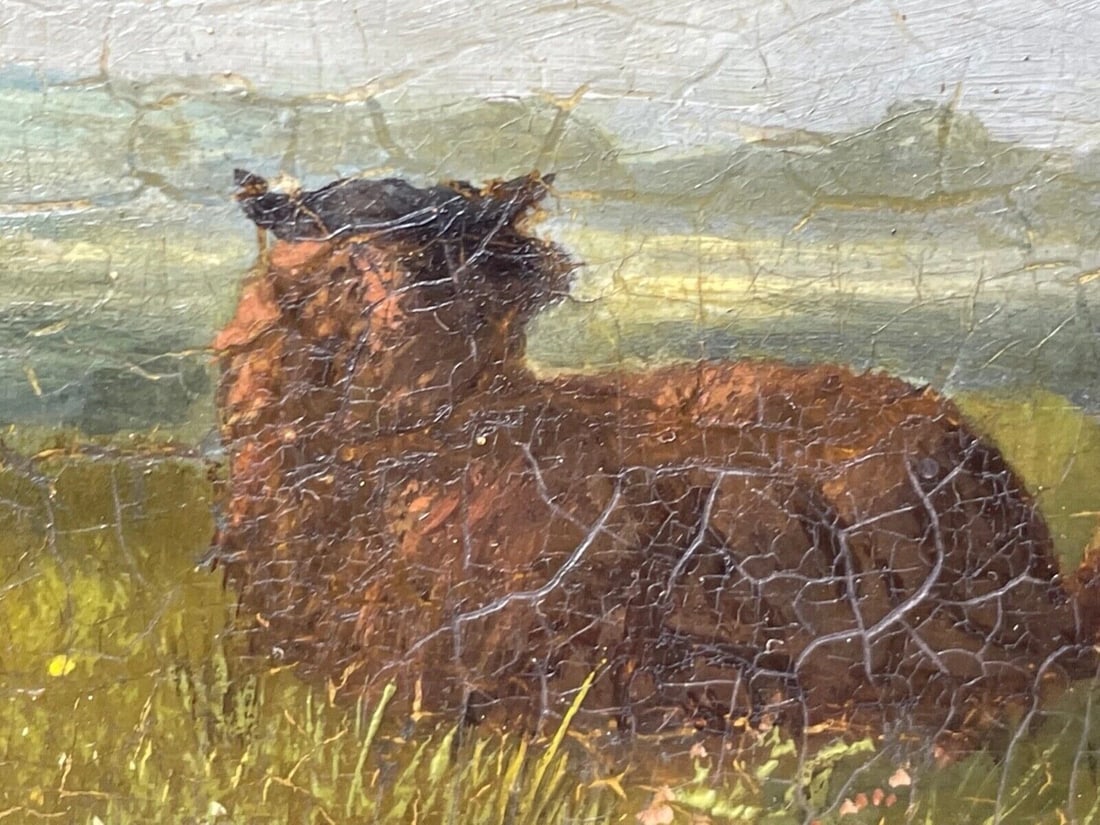 Pair of Mid-19th Century Belgian Animal Paintings by Franz van Severdonck - 12