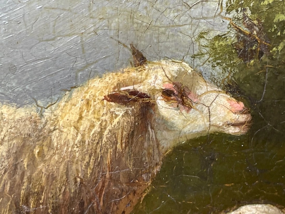 Pair of Mid-19th Century Belgian Animal Paintings by Franz van Severdonck - 15