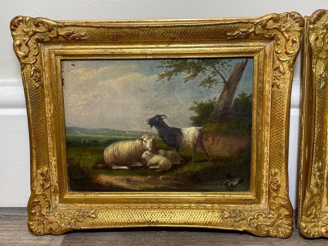 Pair of Mid-19th Century Belgian Animal Paintings by Franz van Severdonck - 3