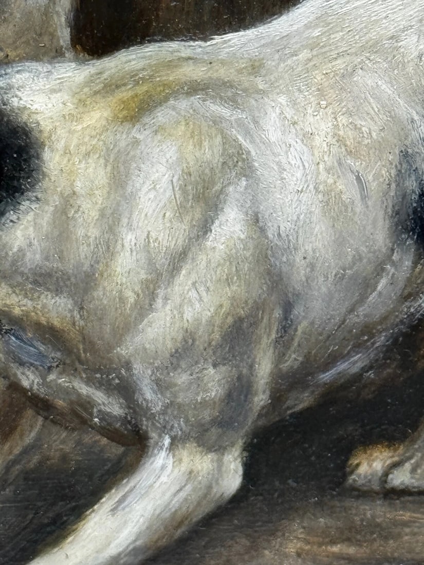 Victorian Masterpiece Rat Trapped Jack Russell Terriers Guarding C1880 - 18
