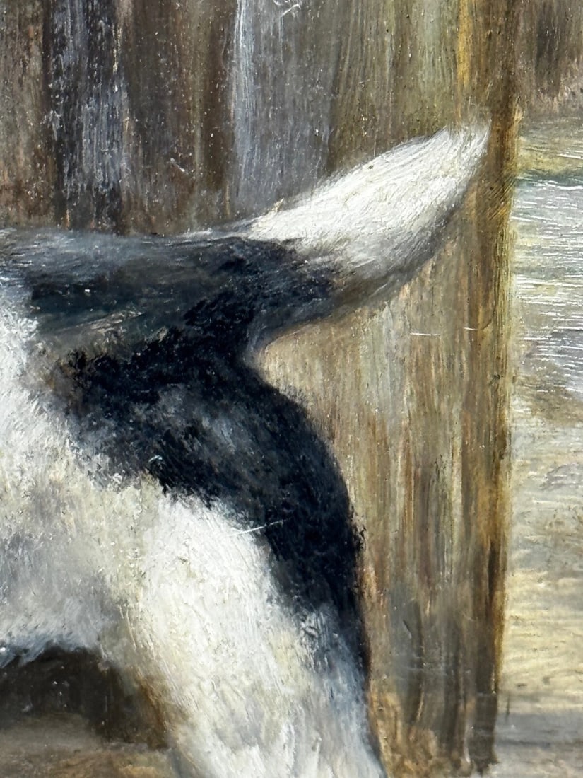 Victorian Masterpiece Rat Trapped Jack Russell Terriers Guarding C1880 - 20