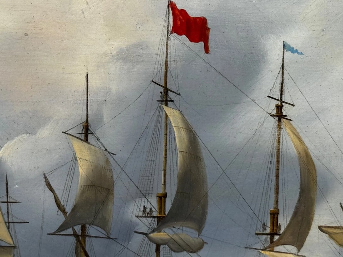 Epic Battle of Quiberon Bay 1759 Admiral Hawke Victory vs French Conflans Fleet - 10