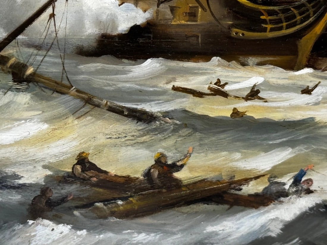 Epic Battle of Quiberon Bay 1759 Admiral Hawke Victory vs French Conflans Fleet - 17