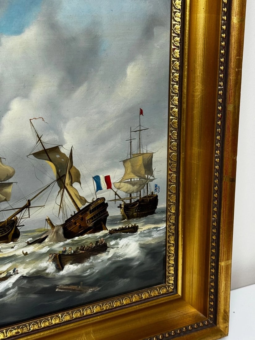 Epic Battle of Quiberon Bay 1759 Admiral Hawke Victory vs French Conflans Fleet - 4