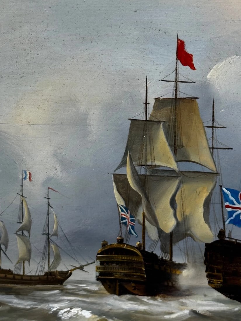 Epic Battle of Quiberon Bay 1759 Admiral Hawke Victory vs French Conflans Fleet - 9