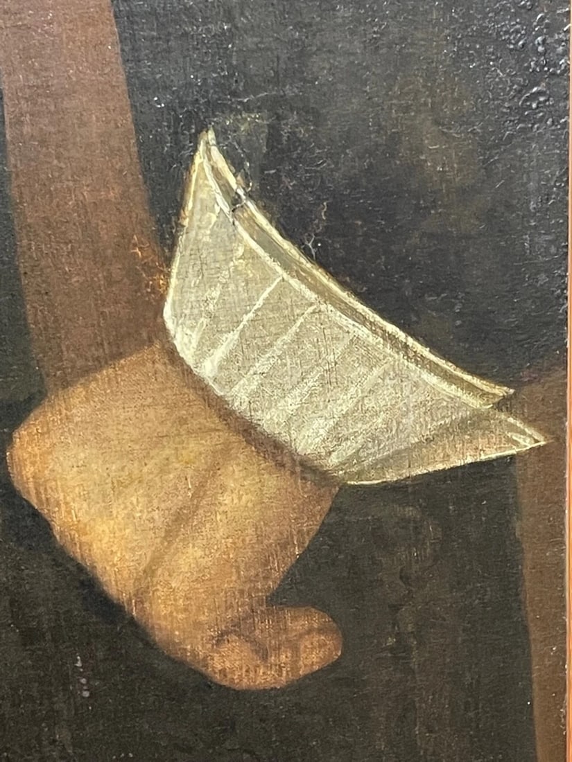 Oil Portrait Dutch Wealthy Merchant In The Manner of Michiel van Mierevelt C1625 - 14