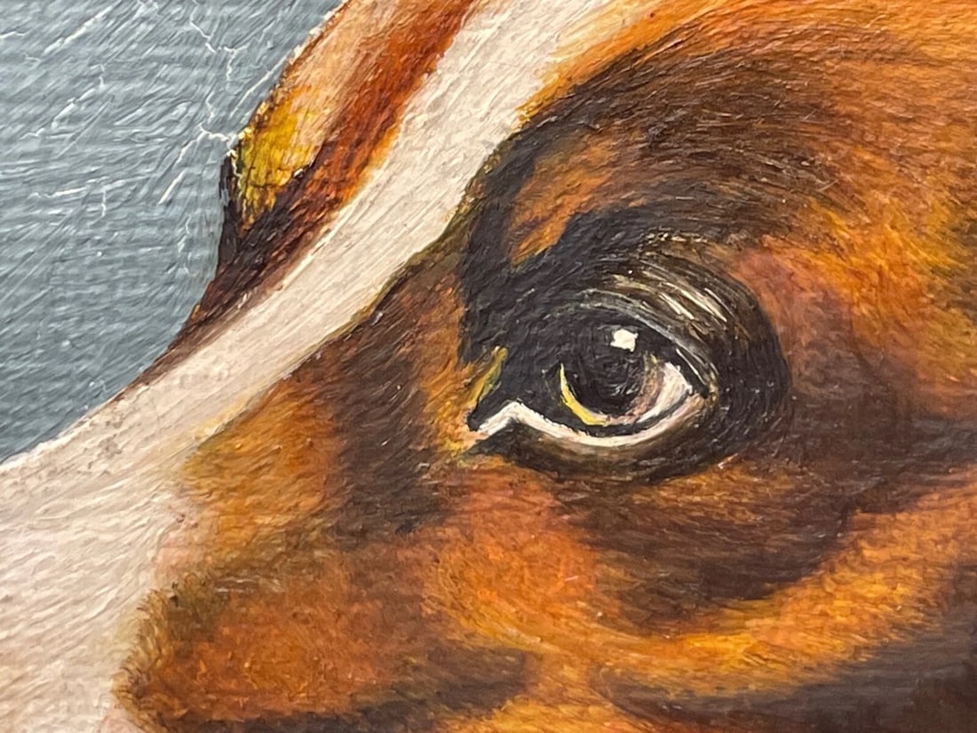 Oil Painting Portrait Scottish Rough Collie Dogs Follower Benedict Angell Hyland - 17