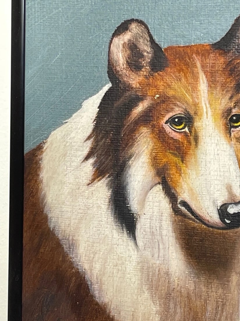Oil Painting Portrait Scottish Rough Collie Dogs Follower Benedict Angell Hyland - 6