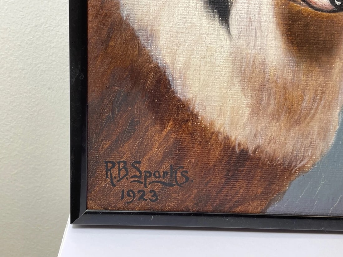 Oil Painting Portrait Scottish Rough Collie Dogs Follower Benedict Angell Hyland - 9