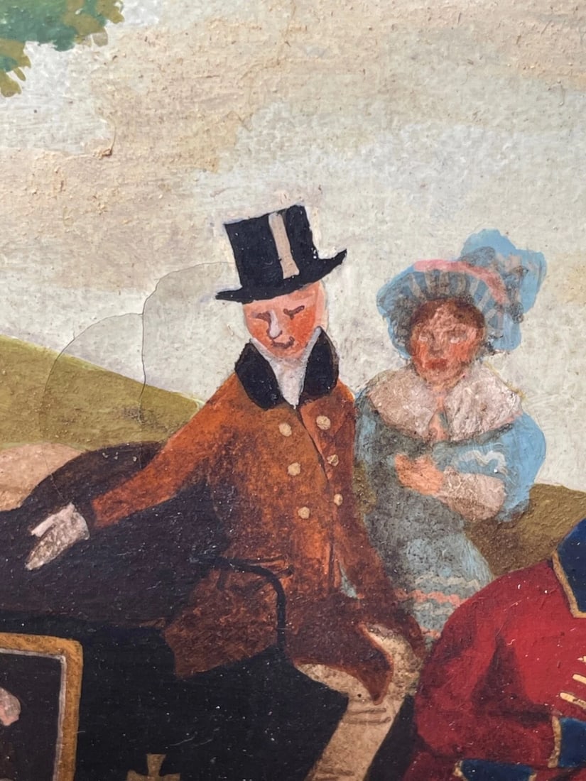 19th Century Oil Painting Royal Mail Carriage With Horses After James Pollard - 5