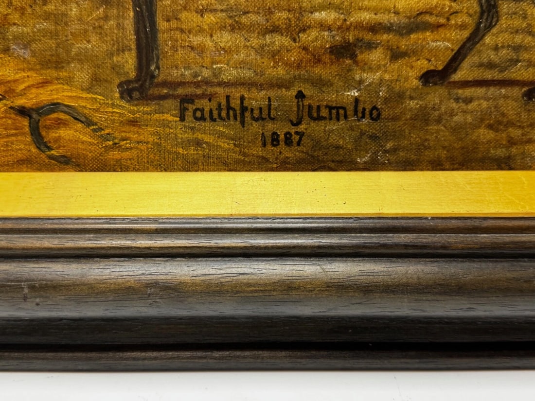 19th Century Oil Painting Prized Greyhound Racing Champion After Edwin Landseer - 7