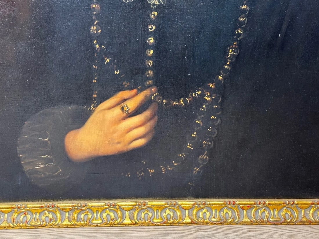 Regal Grace After Anthony van Dyck Portrait Of Marchesa Elena Grimaldi Cattaneo - 11