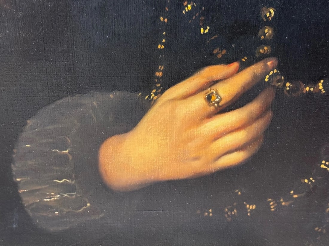 Regal Grace After Anthony van Dyck Portrait Of Marchesa Elena Grimaldi Cattaneo - 12