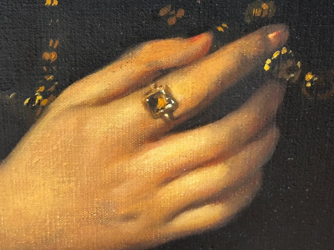 Regal Grace After Anthony van Dyck Portrait Of Marchesa Elena Grimaldi Cattaneo - 13