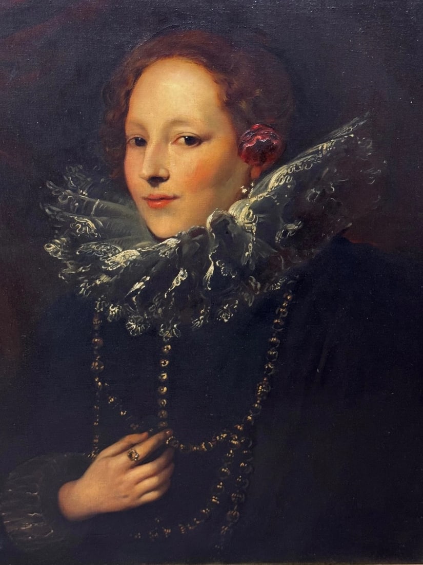 Regal Grace After Anthony van Dyck Portrait Of Marchesa Elena Grimaldi Cattaneo - 2