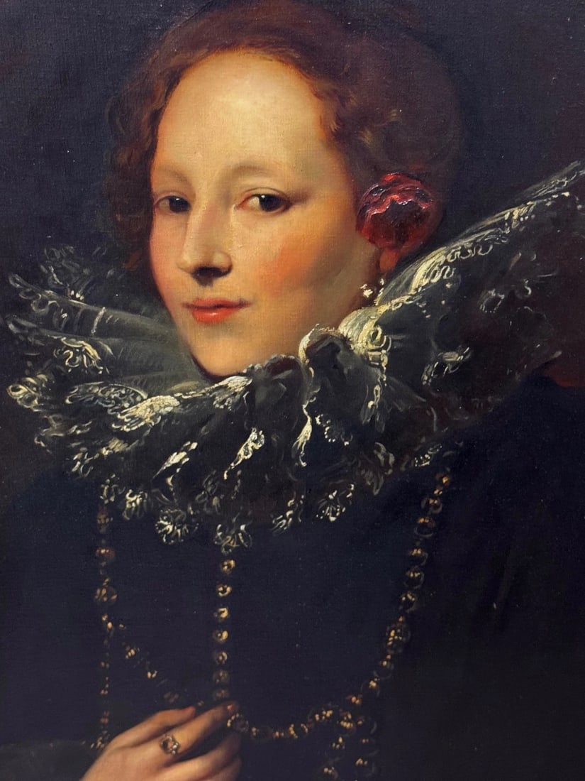 Regal Grace After Anthony van Dyck Portrait Of Marchesa Elena Grimaldi Cattaneo - 3