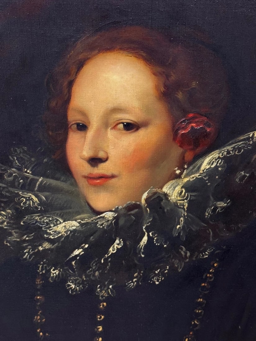 Regal Grace After Anthony van Dyck Portrait Of Marchesa Elena Grimaldi Cattaneo - 4
