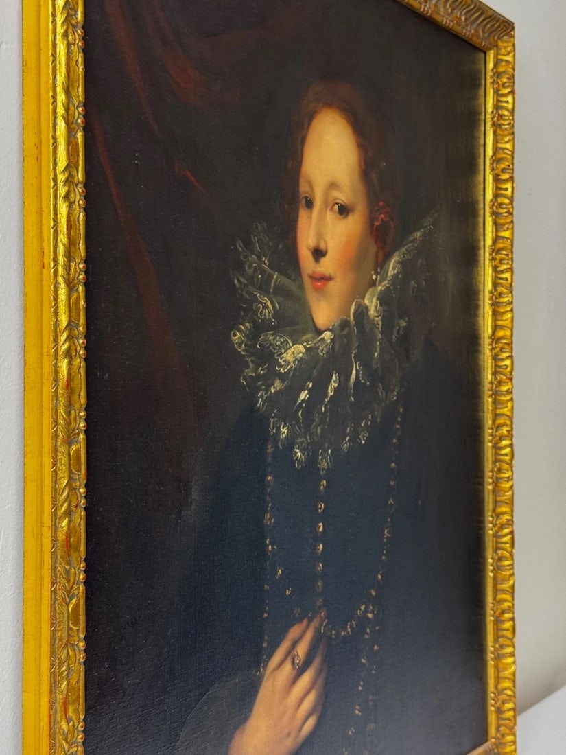 Regal Grace After Anthony van Dyck Portrait Of Marchesa Elena Grimaldi Cattaneo - 7