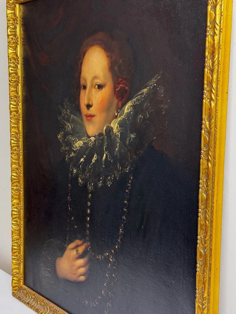 Regal Grace After Anthony van Dyck Portrait Of Marchesa Elena Grimaldi Cattaneo - 8