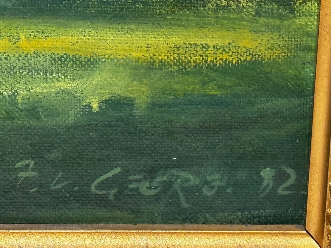 Oil Painting The Minstrel Chestnut Colt Epsom Derby 1977 Jockey Lester Piggott - 9