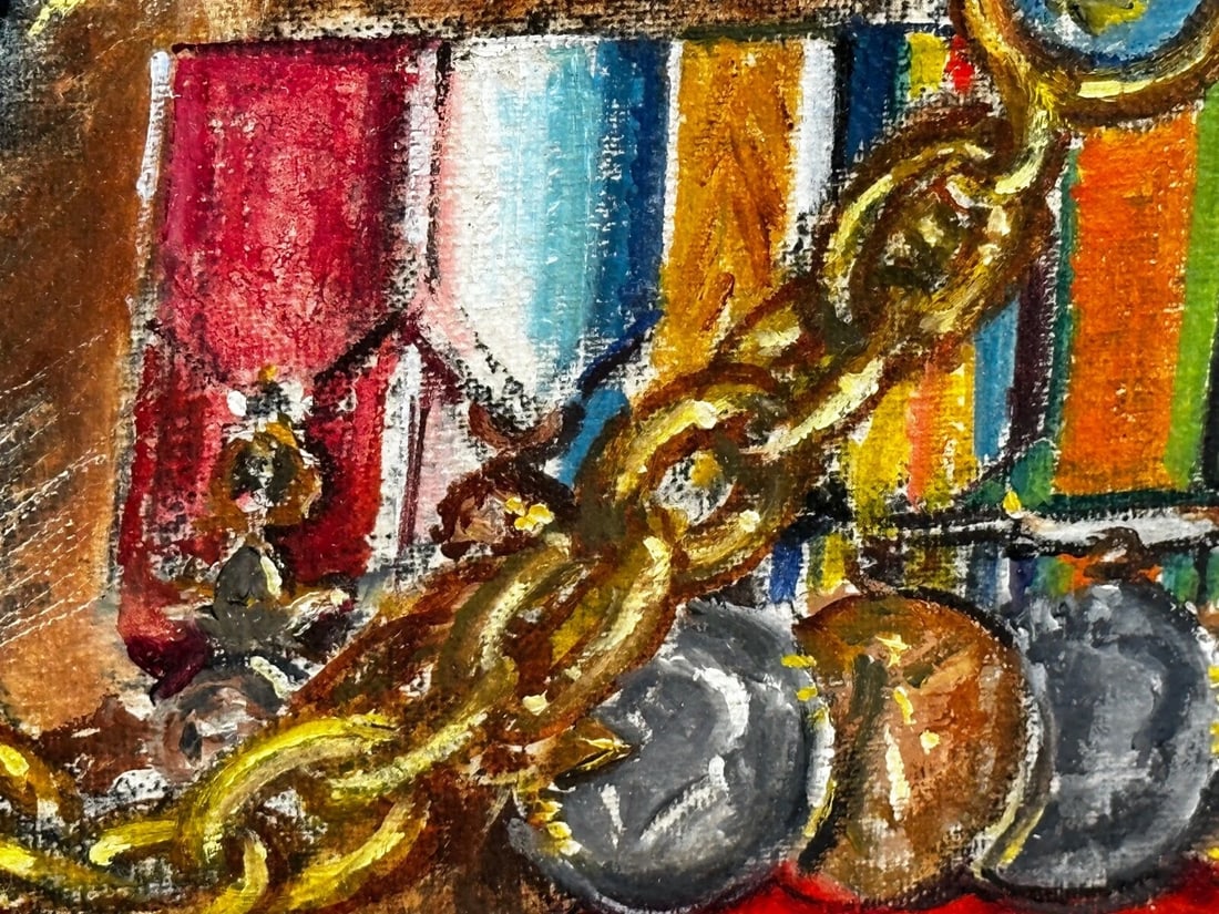 Oil Painting Mayor Of Maidstone Frederick Leslie Wallis by Bernard Hailstone - 17