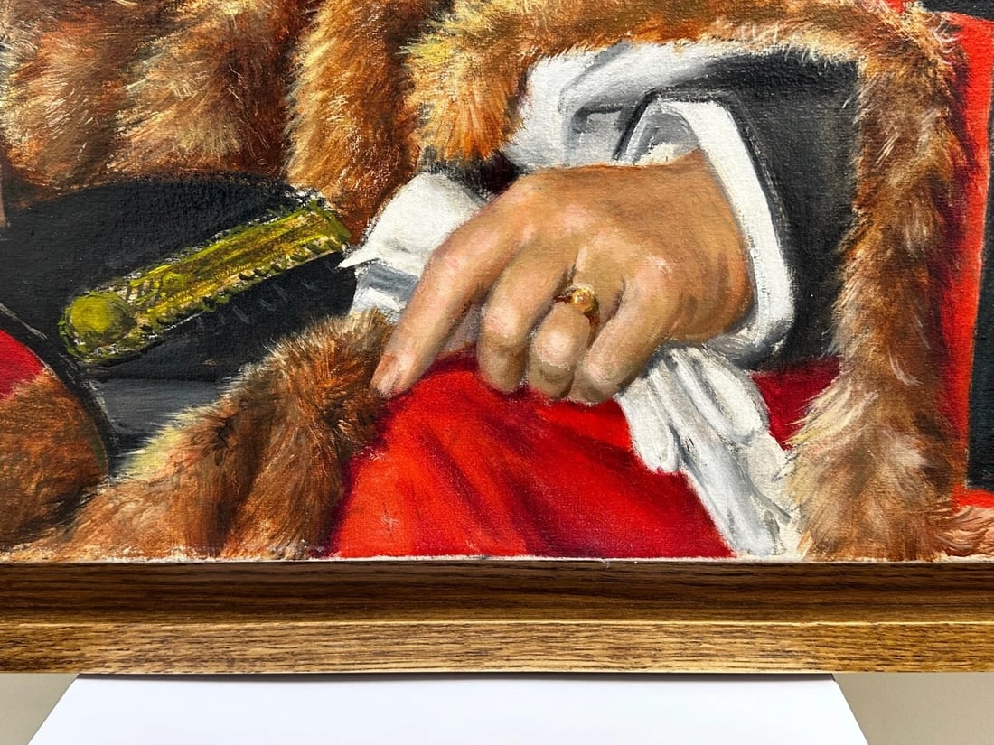 Oil Painting Mayor Of Maidstone Frederick Leslie Wallis by Bernard Hailstone - 7