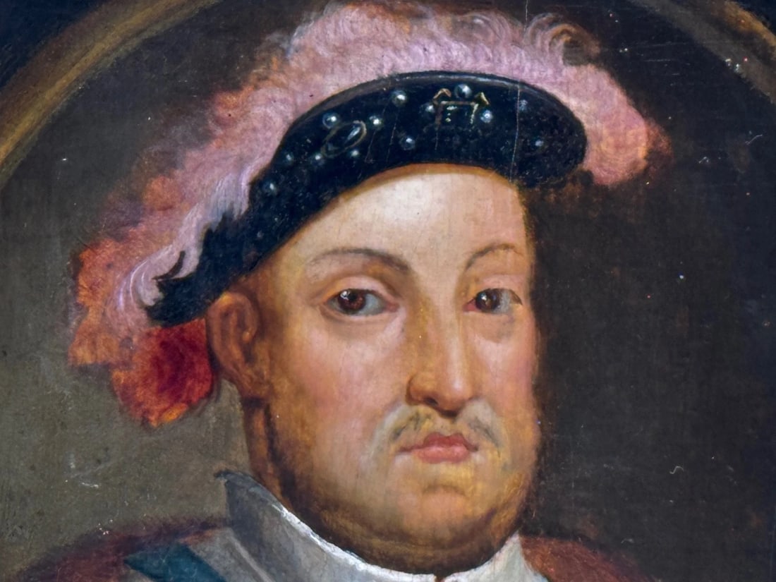 Portrait King Henry VIII Prototype Wearing the Badge of the Order of the Garter - 13