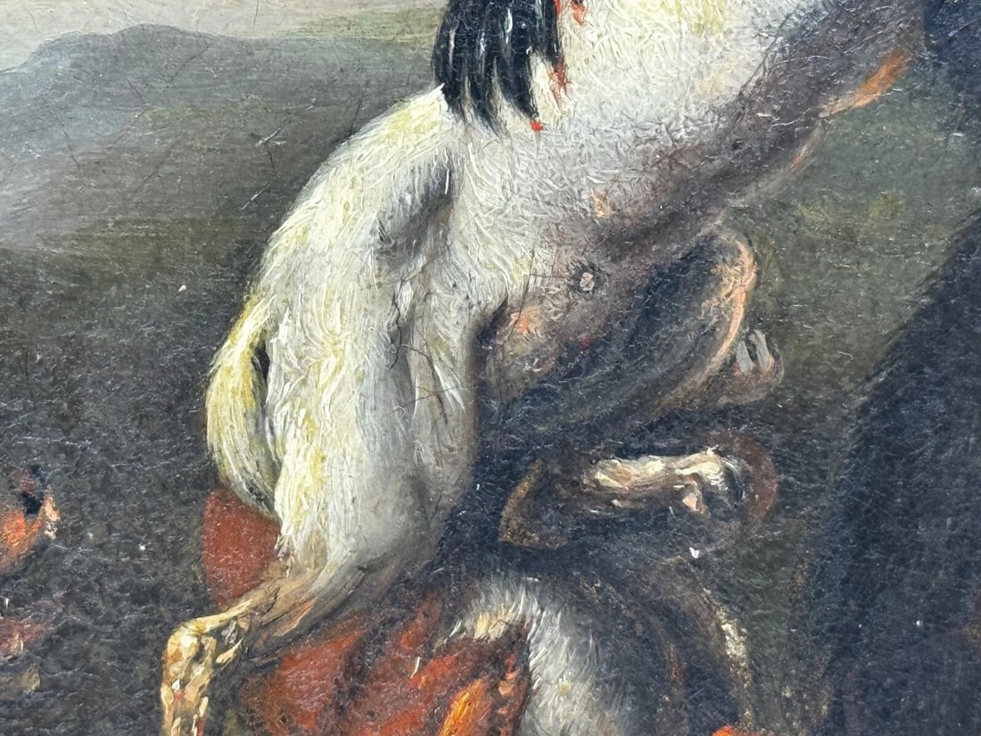 19th Century Manner of Richard Ansdell "At Bay: A Bear and Hounds Mortal Combat" - 16