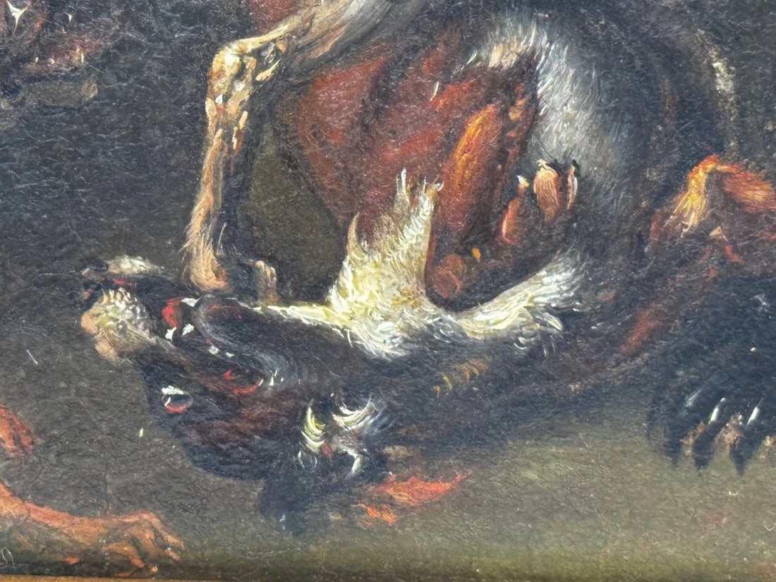 19th Century Manner of Richard Ansdell "At Bay: A Bear and Hounds Mortal Combat" - 8