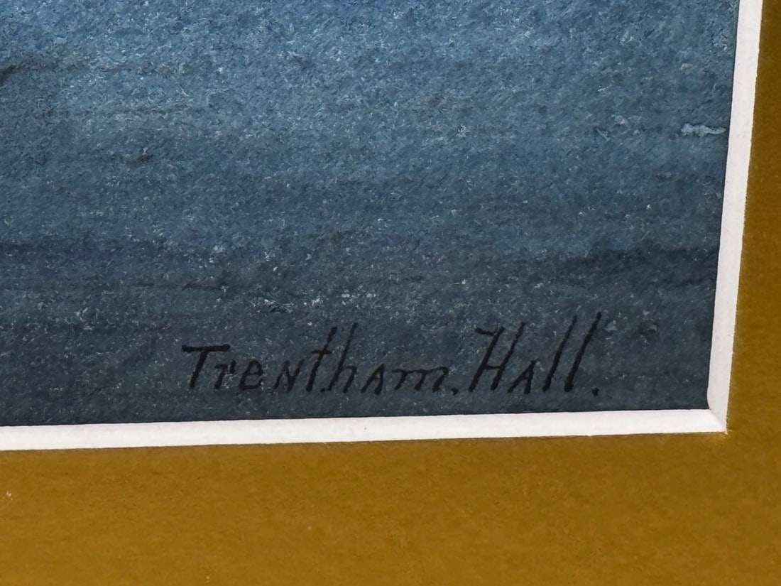Painting The Final Glimpse Trentham Hall Historic Seat Duke Of Sutherland C1912 - 10