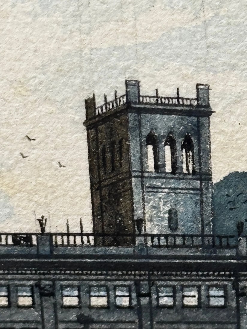 Painting The Final Glimpse Trentham Hall Historic Seat Duke Of Sutherland C1912 - 15