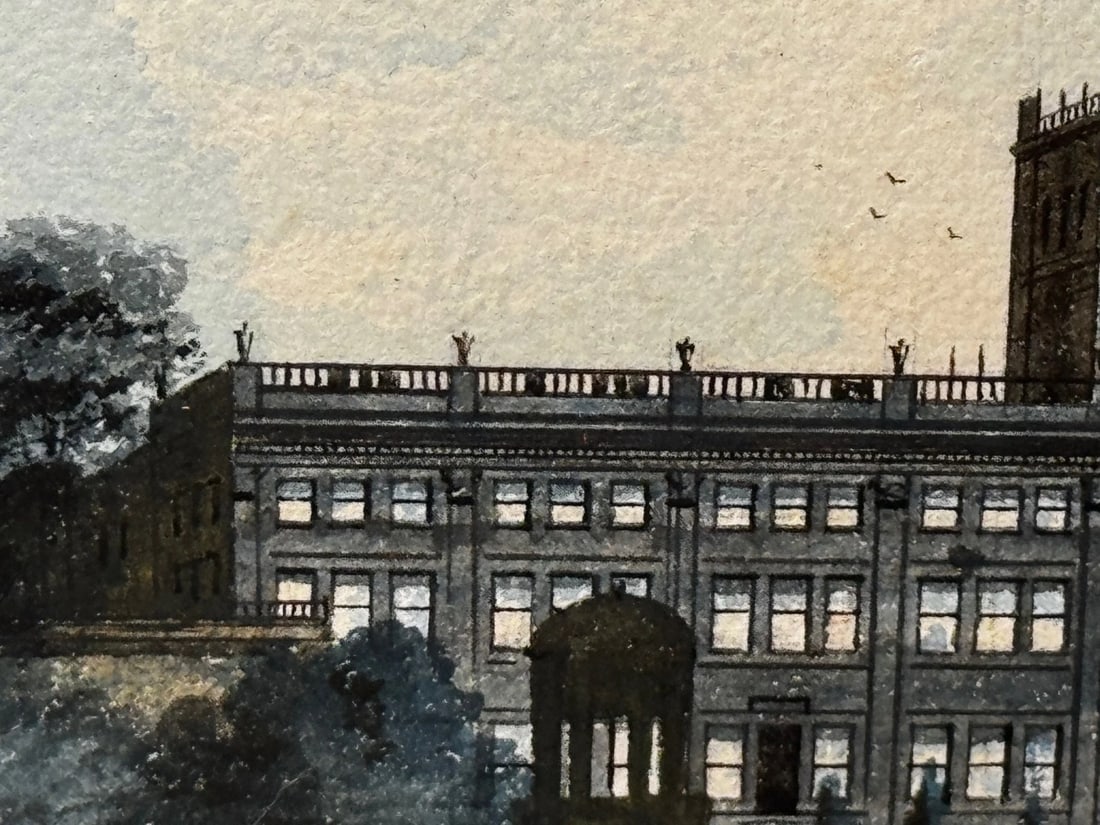 Painting The Final Glimpse Trentham Hall Historic Seat Duke Of Sutherland C1912 - 16