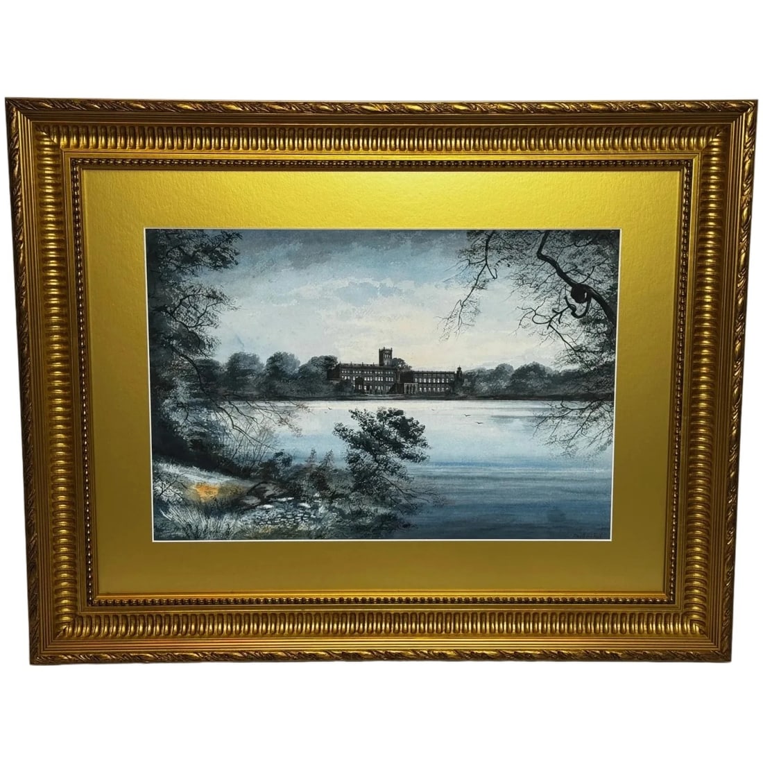 Painting The Final Glimpse Trentham Hall Historic Seat Duke Of Sutherland C1912